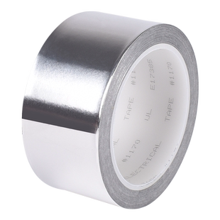 正品3M1170导电铝箔胶带耐高温EMI屏蔽接地静电放电屏蔽室接缝电缆缠绕防水锡箔导热阻燃金属双面导电单面胶