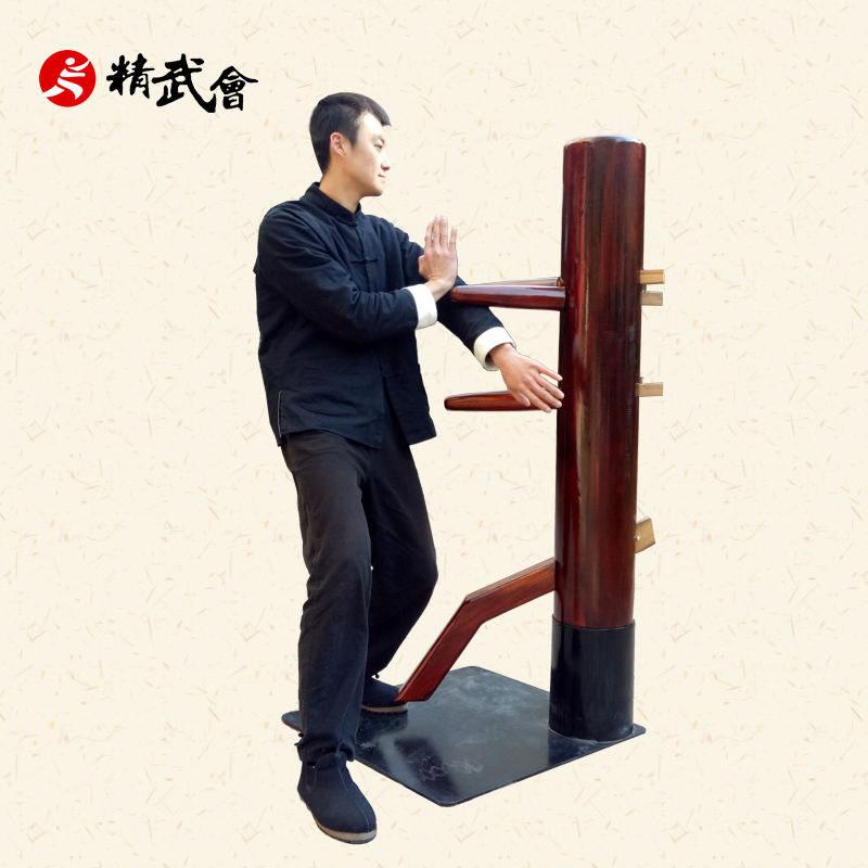 方形铁板钢板落地式木人桩精武会免安装咏春拳木人桩适合任意地面
