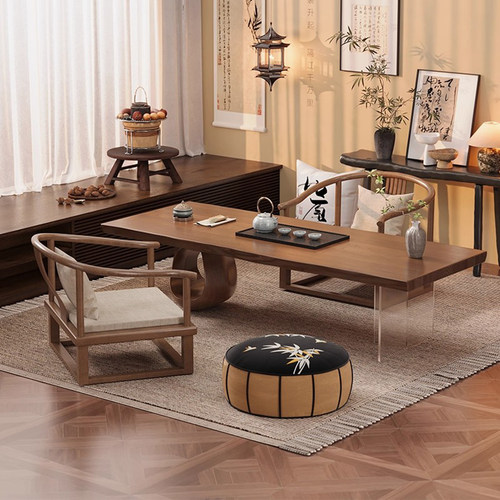 日式禅意轻奢榻榻米茶桌