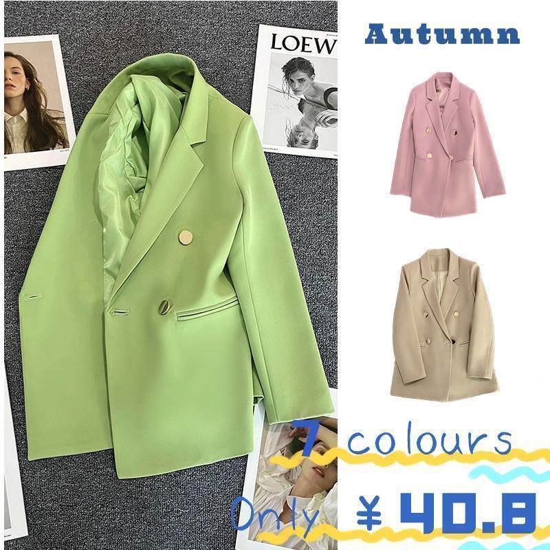 7 colors women blazer casual suit jacket coat 女外套小西装