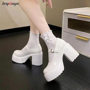 Shoes Heels Lolita shoes platform heels Women Mary Jane Sho