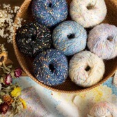 印象彩点衣服帽子围巾毯子包包发夹发箍头绳编织毛线团彩色豆豆线