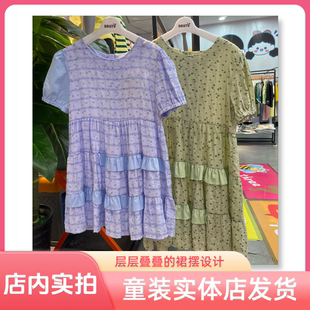 宽松舒适甜美休闲女童连衣裙1906BGL1157 精品童装