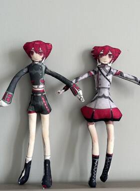 重音世界初音未来玩偶抽象老鼠干铁丝活动骨架公仔手脚可动teto