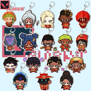 瓦洛兰特可爱q版捷风新春钥匙扣亚克力周边学生二次书包包小挂件