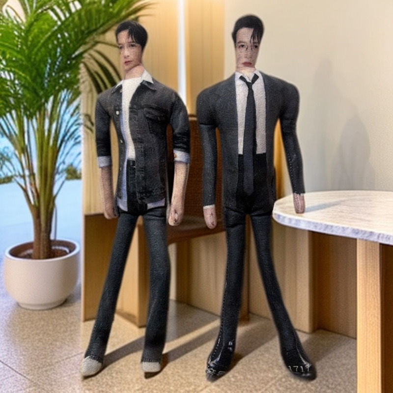 檀健次内置铁丝骨架可任意造型抽象毛绒玩偶老鼠干送朋友生日礼物