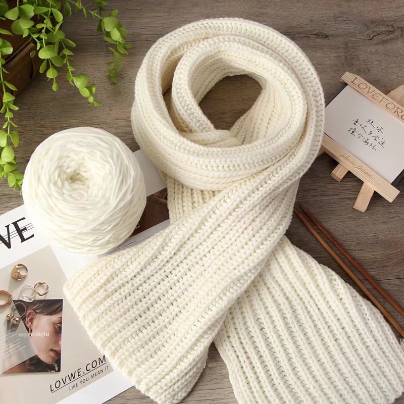 粗毛线牛奶棉不起球不掉毛