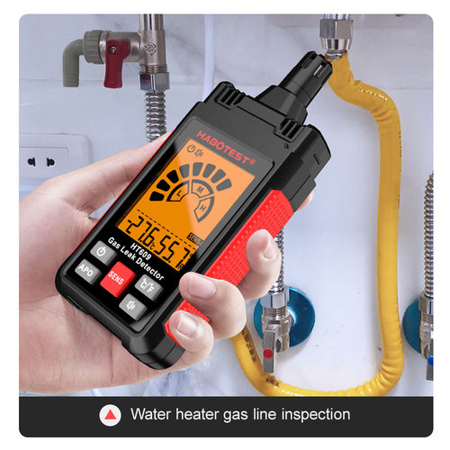 English version HT609 gas detector digital detecto气体检测仪