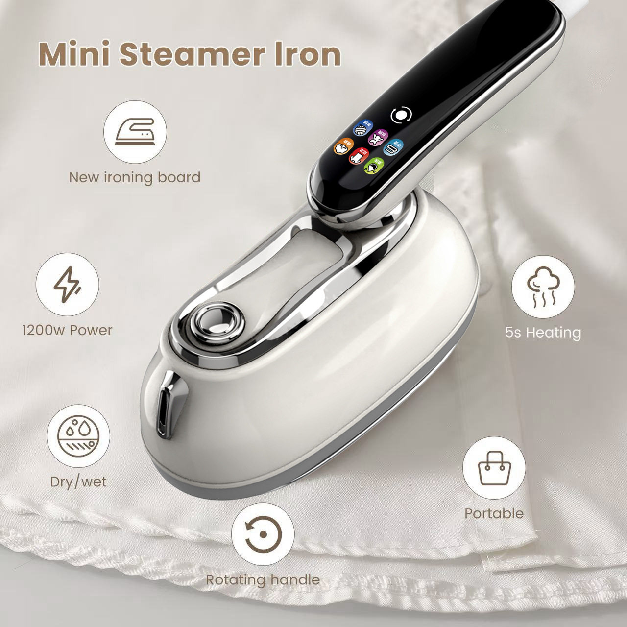 2026 new handheld hanging iron machine LCD color screen