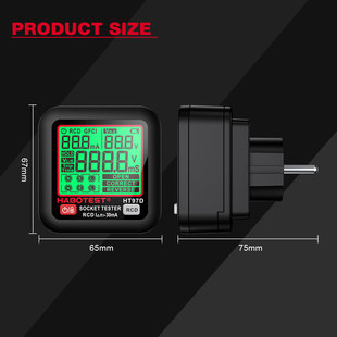 for tester socket phase line plug detecting New