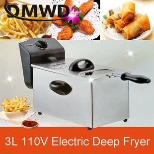 Oil Commercial Stainless steel Fryer Fried Electric Chi Deep