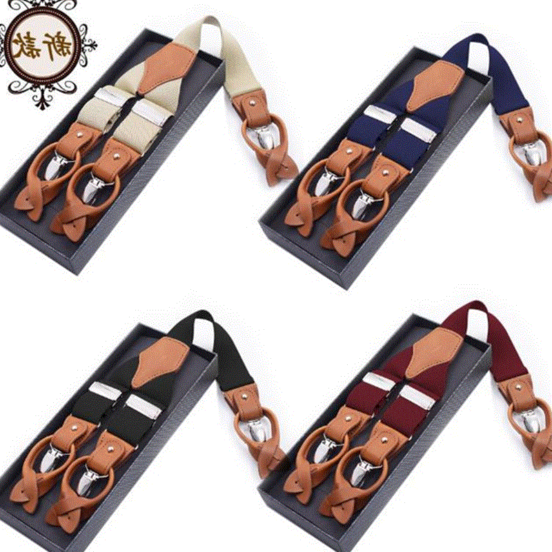 Adult men's dual purpose suspender for men成人背带吊裤带