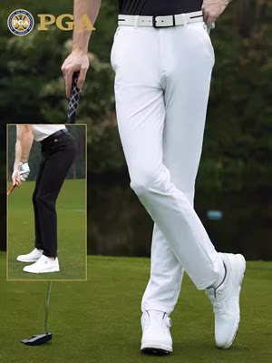 PGA弹力腰带高尔夫裤子男士夏季