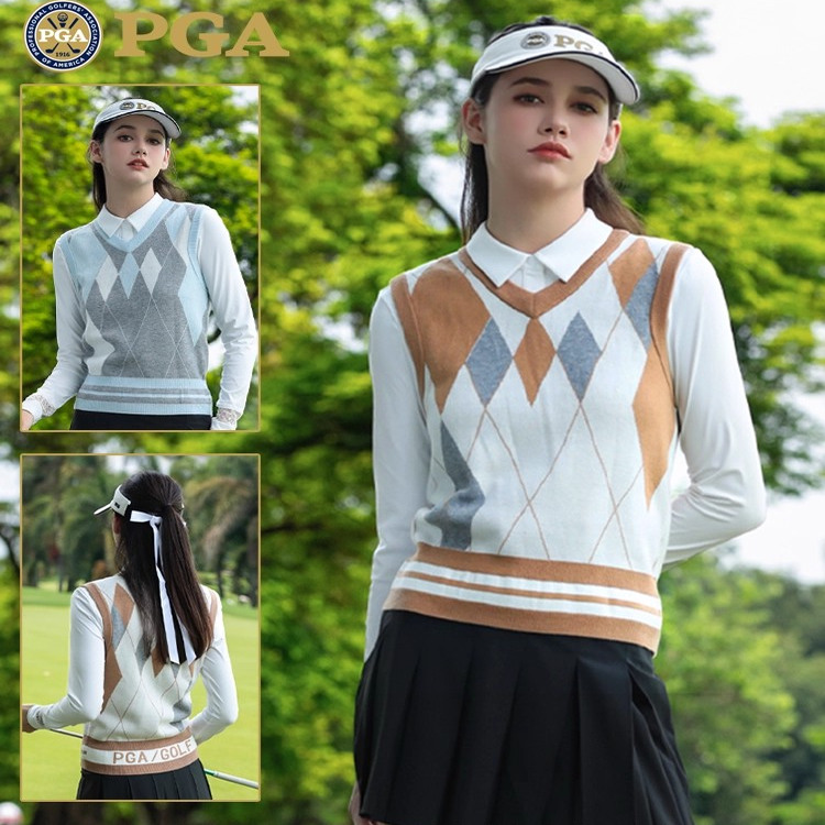 PGA新款高尔夫服装女士马甲