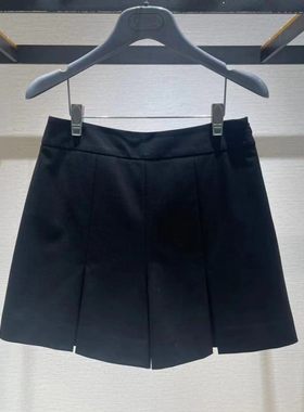 正品哥家新2025夏季新款百搭休闲纯色高腰显瘦口袋短裤子裙裤女