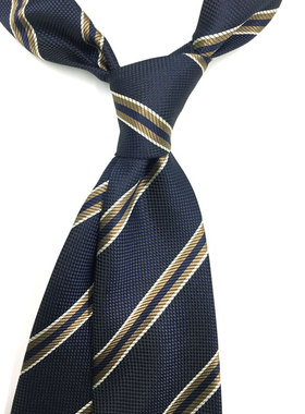 复古条纹休闲男女蓝色条纹斜纹上班绅装公务员结婚主持商务领带