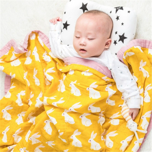 Хлопковое марлевое одеяло для новорожденных, детское банное полотенце