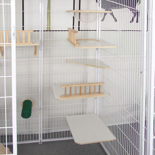 猫笼平台隔层跳板木加层板挂台阁楼梯攀爬阶梯休息太空舱窝白色