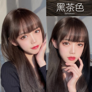 染发剂2021年新款 流行色 黑茶色纯植物孕妇可用无刺激染发膏女夏季