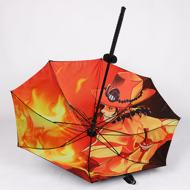 海贼王雨伞周边动漫伞男简约长柄