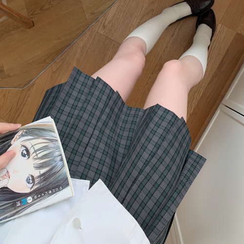 原创JK制服格裙短裙半身裙