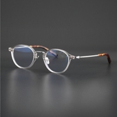 小脸眼镜近视眼睛框男超轻钛眼镜架配高度近视小框透明框架1082