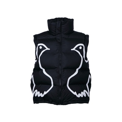 Vinkid双鸽子棉马甲秋冬美式外套