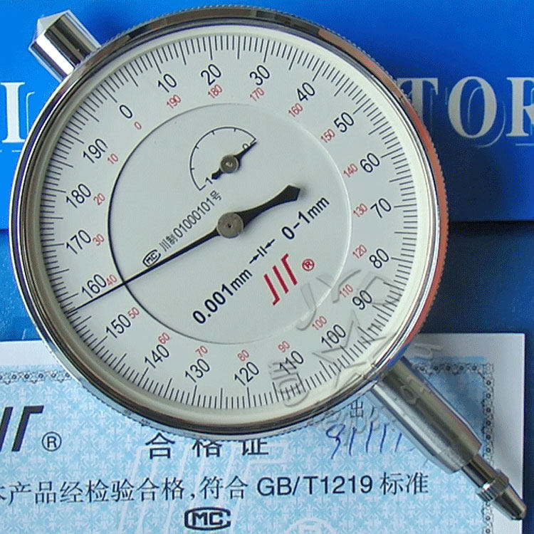 原装成量千分表0-1*0.001mm 指针千分表 双向防震千分表 质量保证
