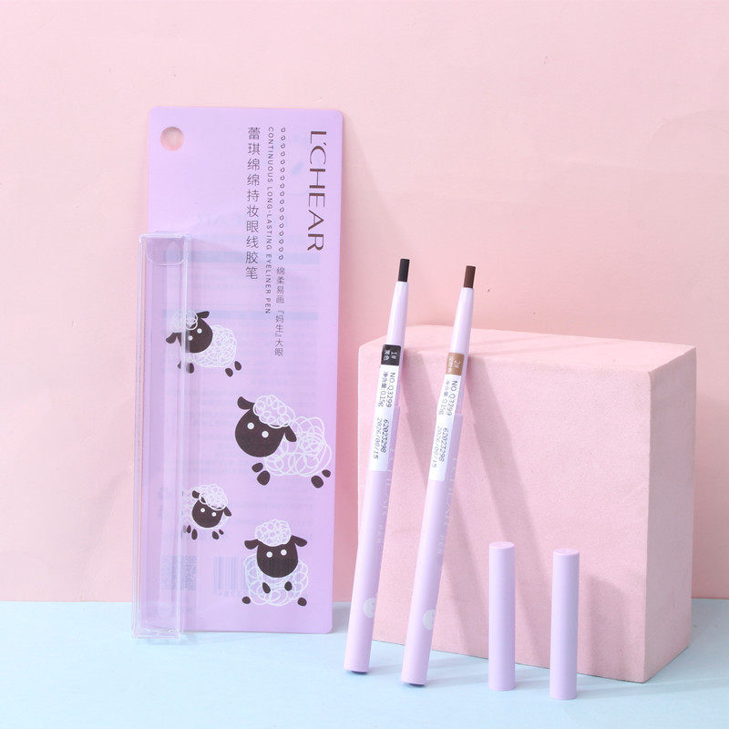 蕾琪 绵绵持妆眼线胶笔  浓郁流畅黑色眉笔防水不晕染 Q3299