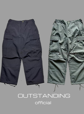 OT制造原创自主设计多口袋男士情侣宽松直筒工装裤带灵魂瑕疵清仓