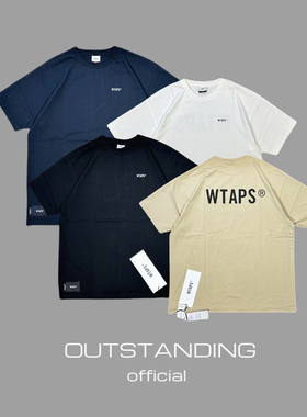 OT制造WTAPS24ss隐藏款情侣经典圆领重磅纯棉基础打底短袖T恤3