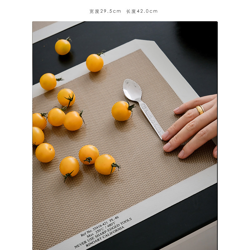 thumbnail for Wakana pair of Danish placemats! Transparent leather California series waterproof and oil-resistant linen dining table