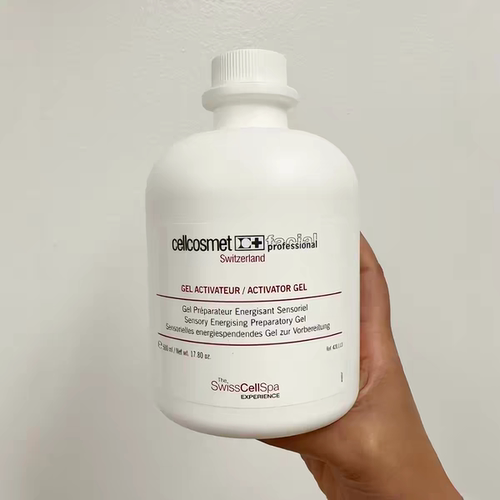 美版 cellcos*met/瑞*妍按摩凝胶 500ml 带按压泵 院线装