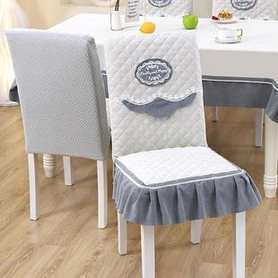 椅子套罩全包椅套家用防滑一体垫餐厅餐桌椅套罩高级感连体座椅套