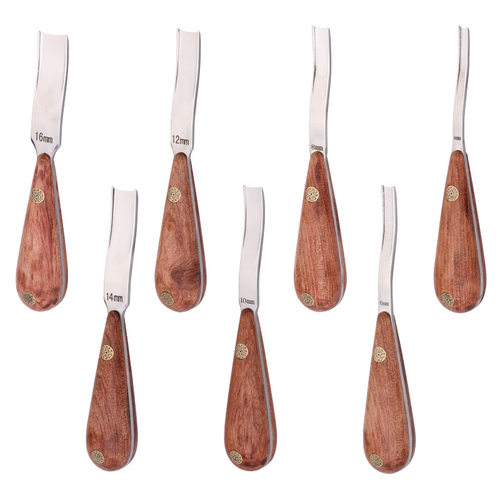 新势力高档法式宽铲黑檀木削边挖槽拉沟器梨花皮铲diy工具锻削薄