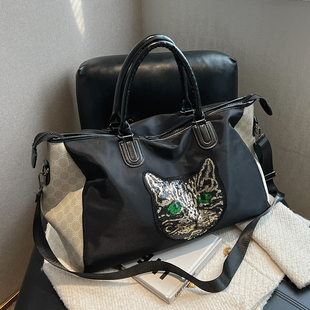 短途旅行包2024年新款 出差大容量轻便收纳包健身包手提收纳待产包