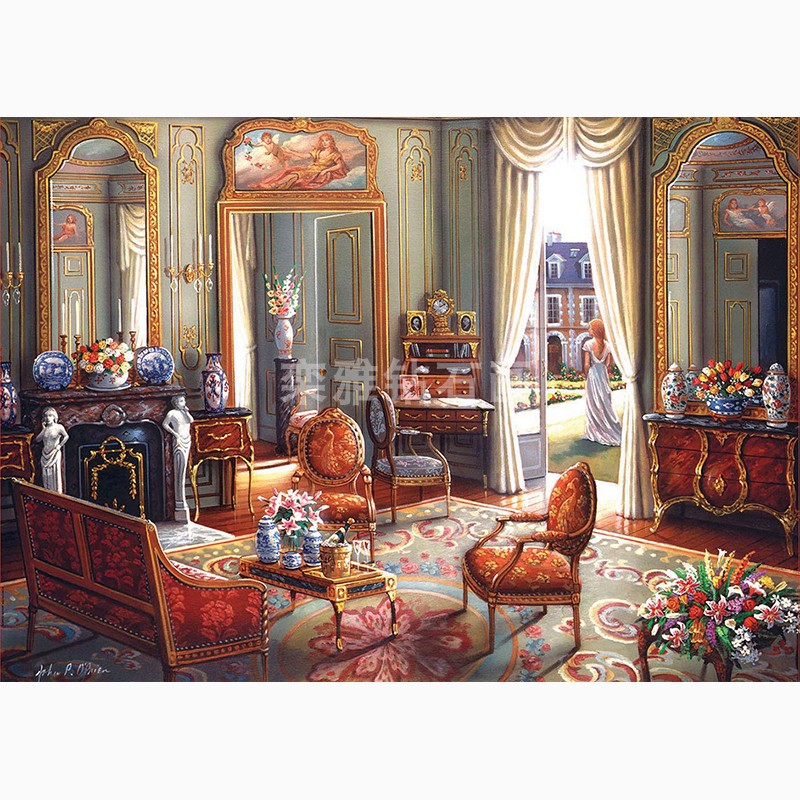 2021新款DIY方钻满钻钻石画砖石绣欧式客厅粘贴钻点钻十字绣带钻