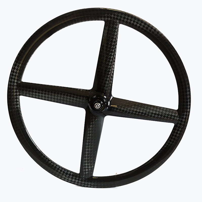 700c Pro 碳纤维四刀轮  死飞 公路  场地  开口 管胎  4 rays