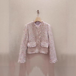 绝美漂亮小香风外套女款春装2026超火小众不撞款感超好看上衣
