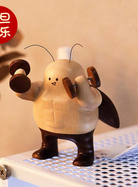 加油小强蟑螂摆件搞怪抽象发疯鼓励创意书桌面办公室玩偶手办礼物