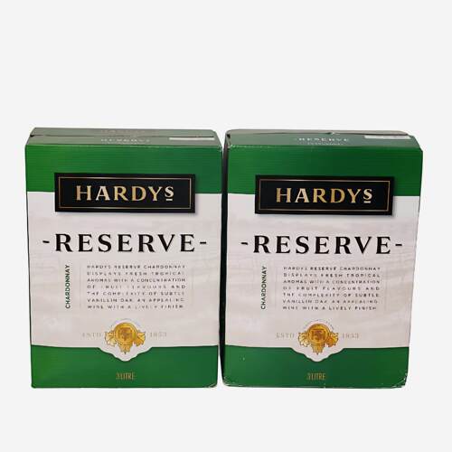 HARDYS夏迪霞多丽白葡萄酒3升盒装袋装澳大利亚原装正品进口红酒