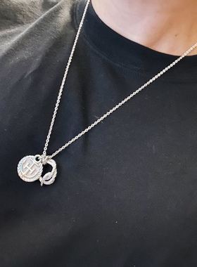 【LADY M】爱马马蹄仕船锚航海男女情侣款可调节项链毛衣链锁骨链