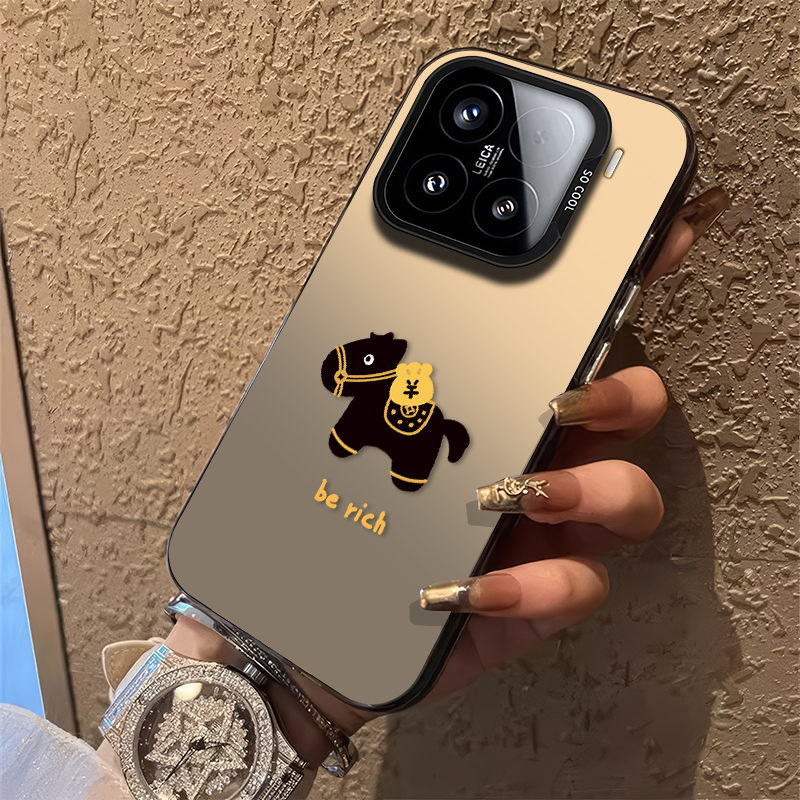 2026小黑马发财马年手机壳