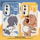 findx8pro汤姆k12杰瑞11可爱13卡通9新款 7男女款 6硅胶5 猫和老鼠手机壳适用opporeno15情侣14 4se全包3 2软套