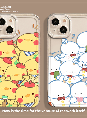 恋与深空适用苹果16手机壳iphone15promax涂鸦叽13小雪人14可爱12nimi卡通11周边8plus新款xr透明17软7全包se