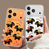 蹦跳黑马适用苹果17promax手机壳透明iPhone16新款 15新年13马年14过年11本命年12mini可爱xr卡通8plus7硅胶xs