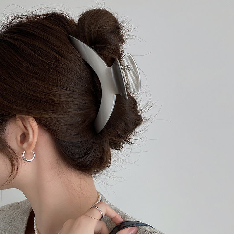 弧形发夹女夏天鲨鱼夹