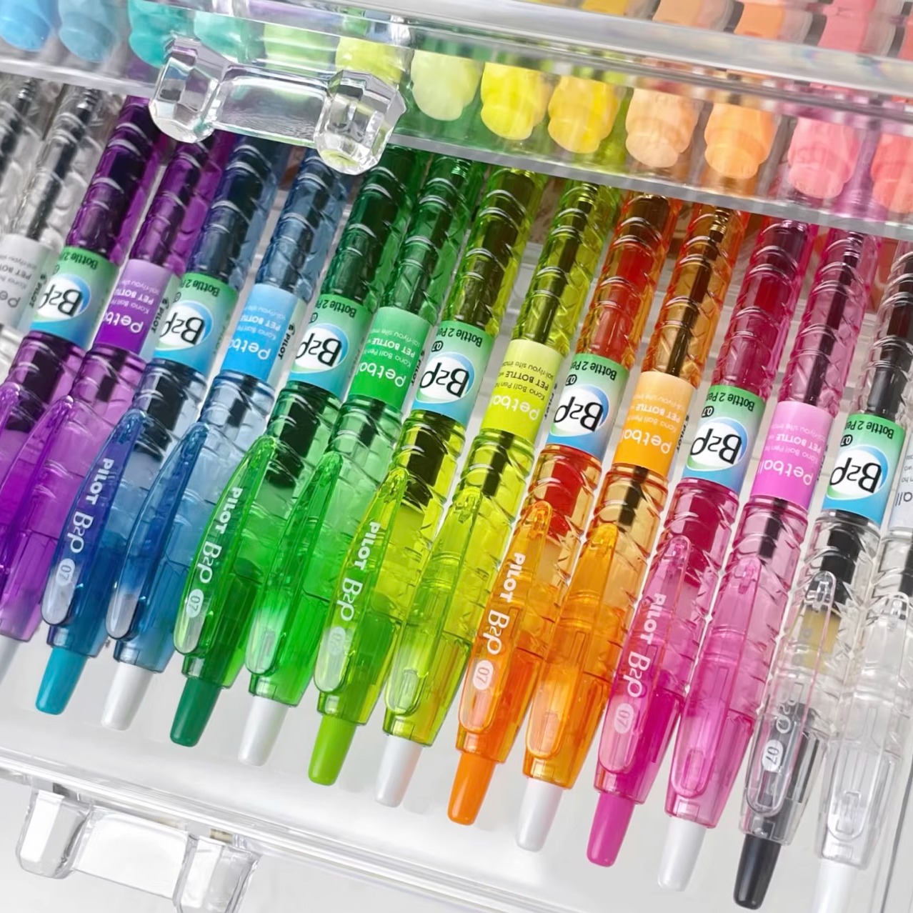 PILOT百乐B2P宝特瓶彩色水瓶笔