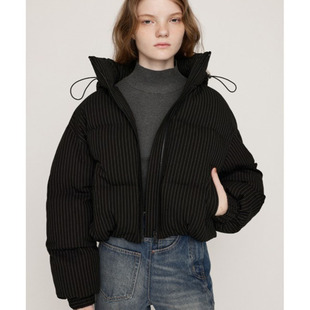 25精品日单日系三千金秋冬新款可拆卸帽口袋拉链自发热保暖面包服