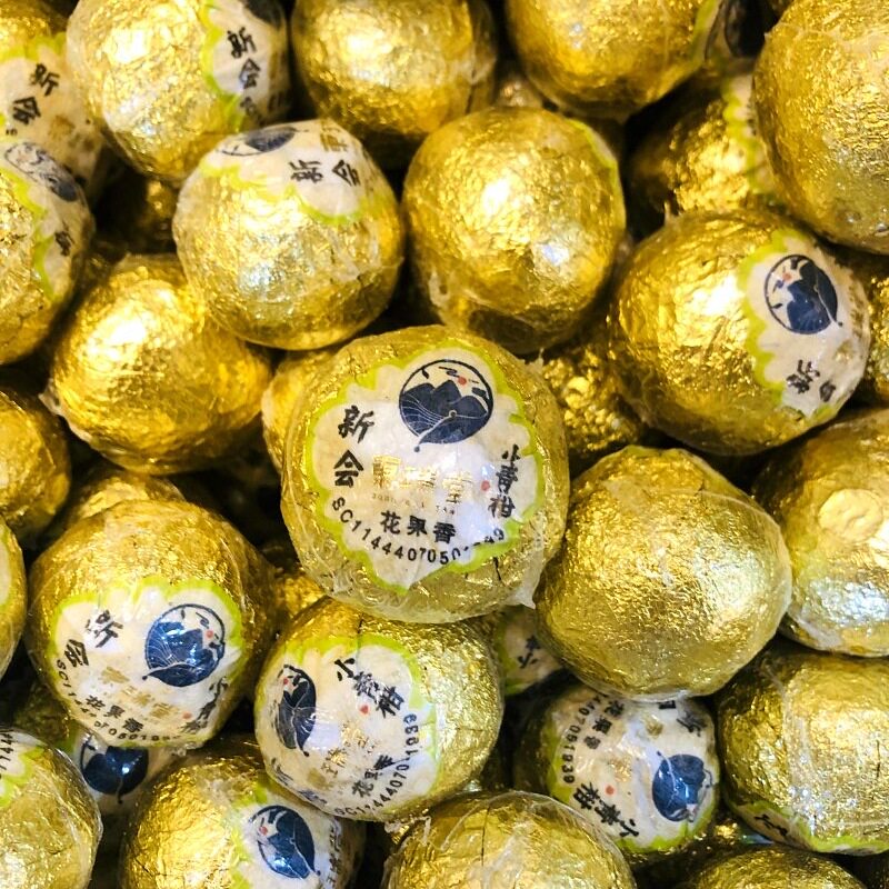 东瑞堂小青柑 花果香 生晒 七月果 正宗新会小青柑普洱熟茶500g